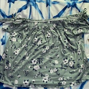 off the shoulder shirt
